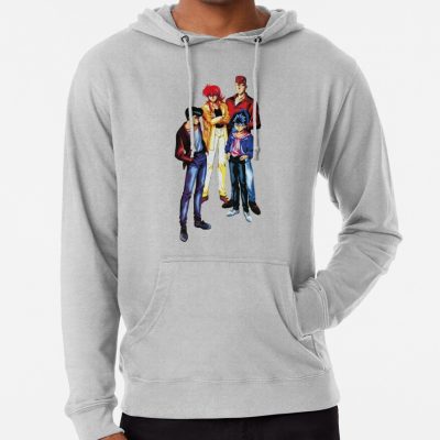 ssrcolightweight hoodiemensheather greyfrontsquare productx1000 bgf8f8f8 20 - YuYu Hakusho Merch