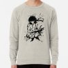 ssrcolightweight sweatshirtmensheather oatmealfrontsquare productx1000 bgf8f8f8 2 - YuYu Hakusho Merch