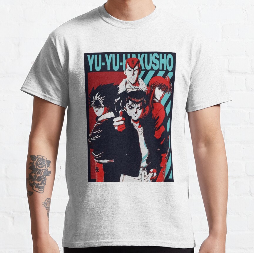 ssrcoclassic teemensfafafaca443f4786front altsquare product1000x1000.u1 5 - YuYu Hakusho Store