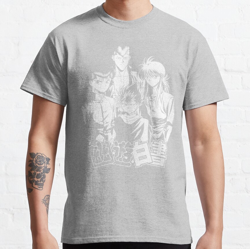 ssrcoclassic teemensheather greyfront altsquare product1000x1000.u1 22 - YuYu Hakusho Store