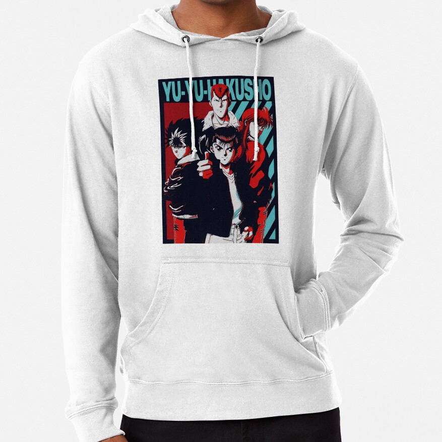 ssrcolightweight hoodiemensfafafaca443f4786frontsquare productx1000 bgf8f8f8 27 - YuYu Hakusho Store