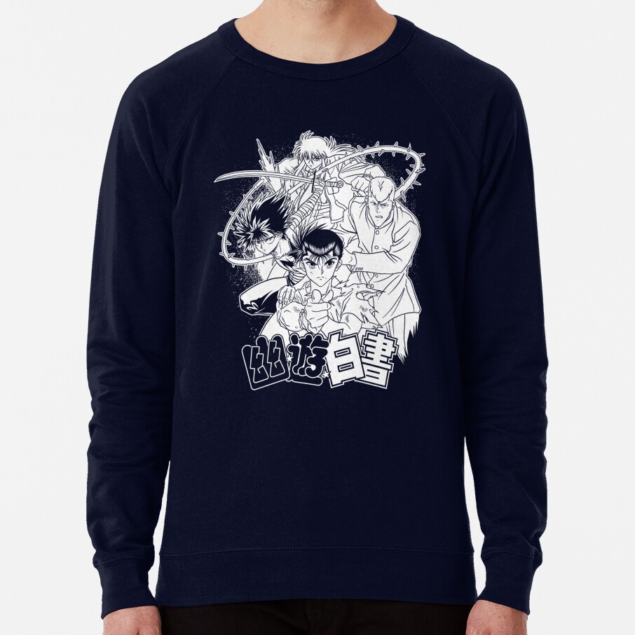 ssrcolightweight sweatshirtmens05081f66c8590f4efrontsquare productx1000 bgf8f8f8 12 - YuYu Hakusho Store