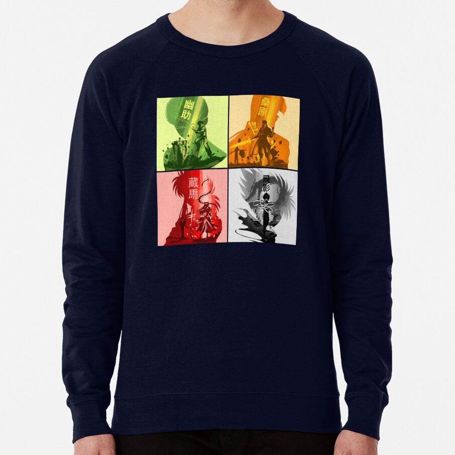 ssrcolightweight sweatshirtmens05081f66c8590f4efrontsquare productx1000 bgf8f8f8 7 - YuYu Hakusho Store