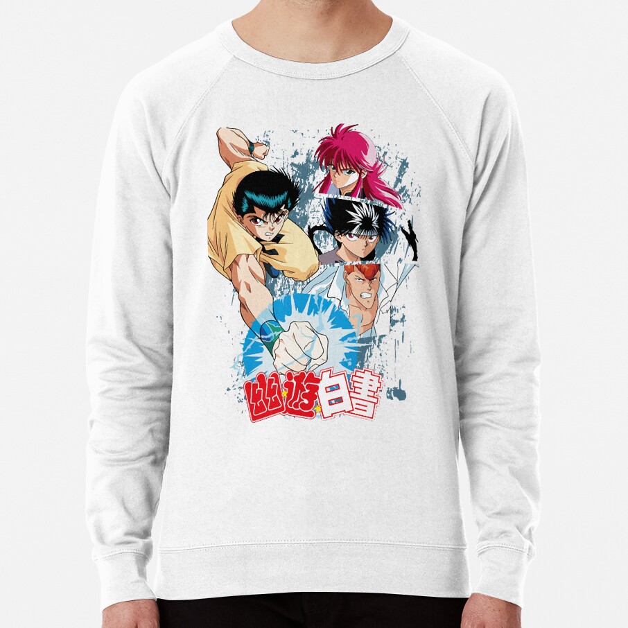 ssrcolightweight sweatshirtmensfafafaca443f4786frontsquare productx1000 bgf8f8f8 33 - YuYu Hakusho Store