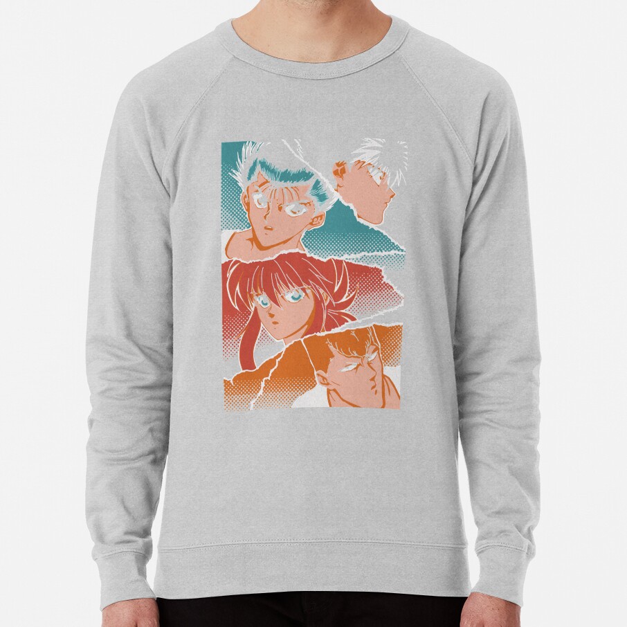 ssrcolightweight sweatshirtmensheather greyfrontsquare productx1000 bgf8f8f8 1 - YuYu Hakusho Store