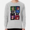ssrcolightweight sweatshirtmensheather greyfrontsquare productx1000 bgf8f8f8 11 - YuYu Hakusho Store