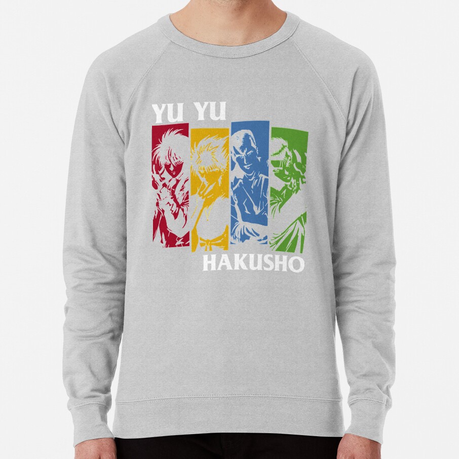 ssrcolightweight sweatshirtmensheather greyfrontsquare productx1000 bgf8f8f8 21 - YuYu Hakusho Store