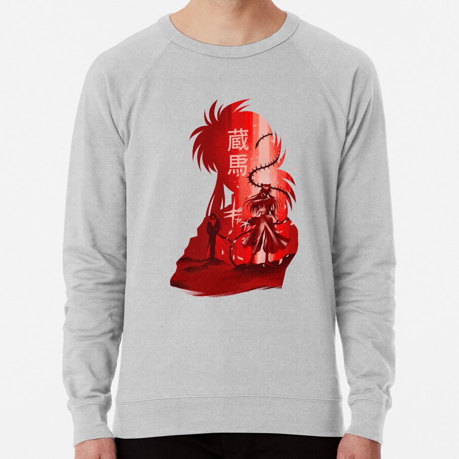ssrcolightweight sweatshirtmensheather greyfrontsquare productx1000 bgf8f8f8 26 - YuYu Hakusho Store