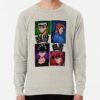 ssrcolightweight sweatshirtmensoatmeal heatherfrontsquare productx1000 bgf8f8f8 11 - YuYu Hakusho Store