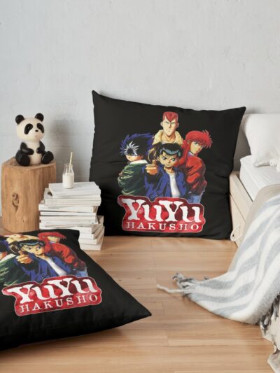 throwpillowsecondary 36x361000x1000 bgf8f8f8 26 - YuYu Hakusho Store
