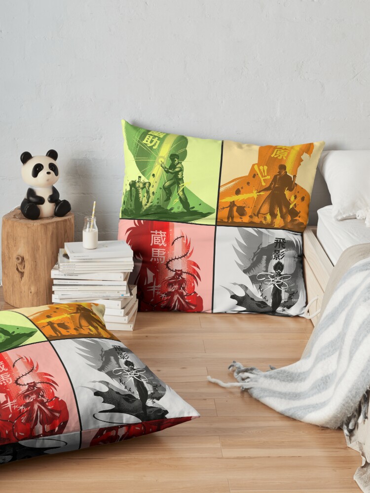 throwpillowsecondary 36x361000x1000 bgf8f8f8 - YuYu Hakusho Store