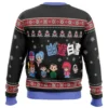 Ghost Fighter Yu Yu Hakusho Chibis Ugly Christmas Sweater back mockup - YuYu Hakusho Store