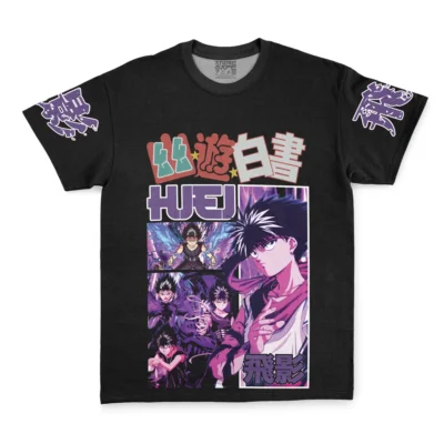 hiei shirt front - YuYu Hakusho Store