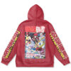 kurama Flat Hoodie back - YuYu Hakusho Store
