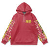 kurama Flat Hoodie front - YuYu Hakusho Store