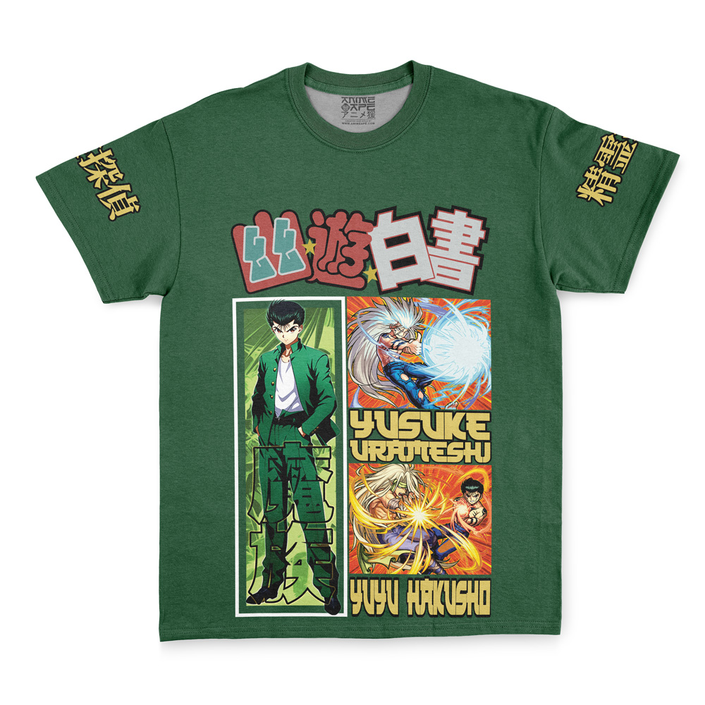yusuke shirt front 2 - YuYu Hakusho Store